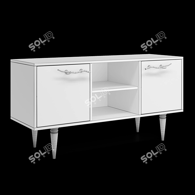 Art Kolor Matte TV Stand 3D model image 7