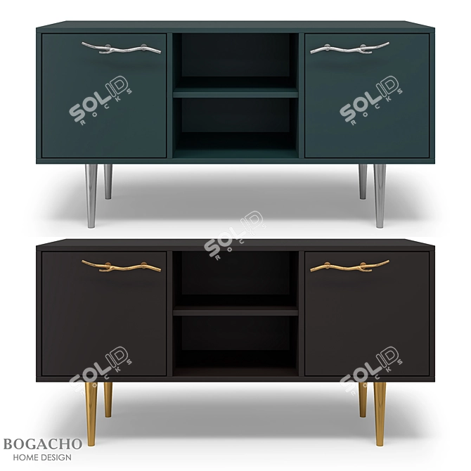 Art Kolor Matte TV Stand 3D model image 1