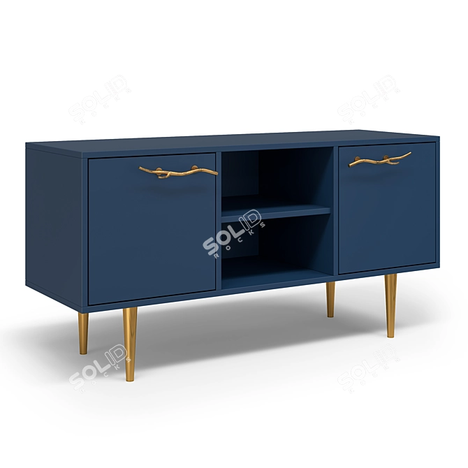 Art Kolor Matte TV Stand 3D model image 5