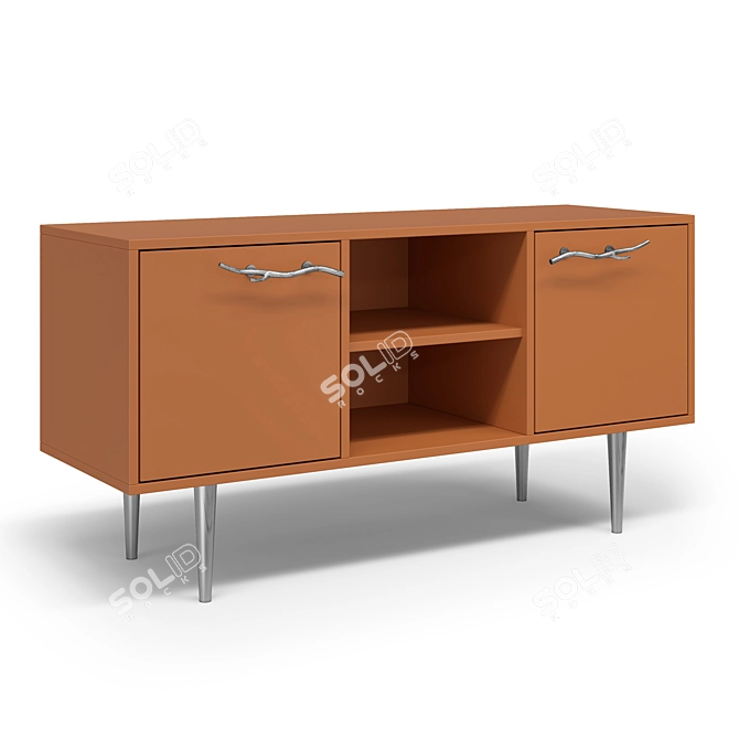 Art Kolor Matte TV Stand 3D model image 6