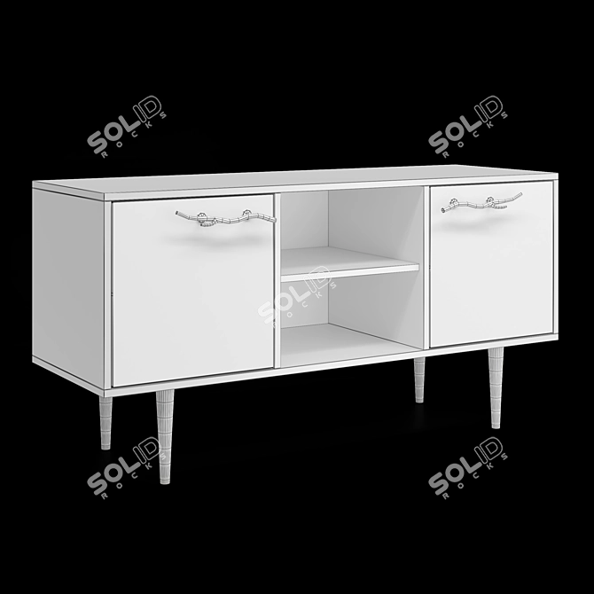 Art Kolor Matte TV Stand 3D model image 7