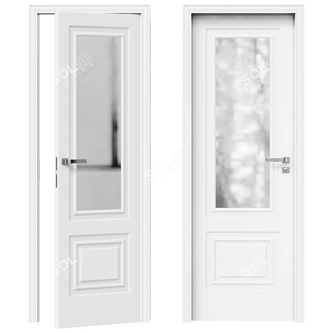 MASCOT 8453 МСБЖ Interior Door 3D model image 1