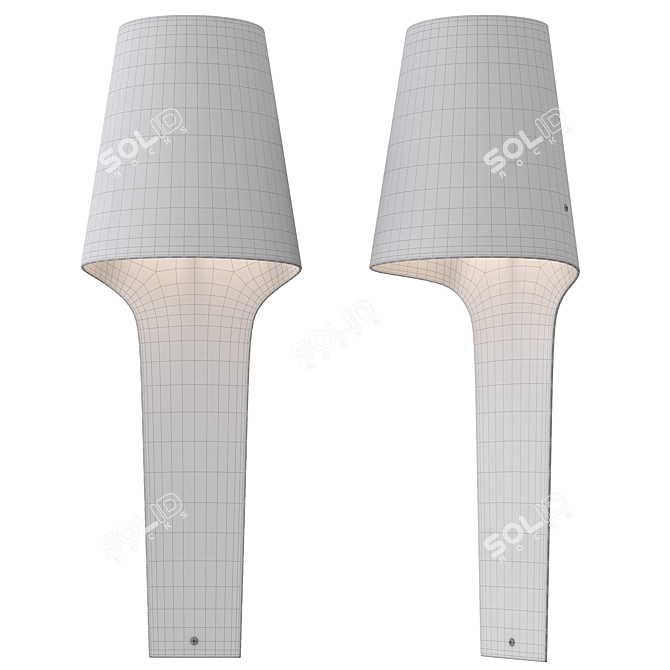 Luxury Wall Sconce: Liaigre Medicis 3D model image 2