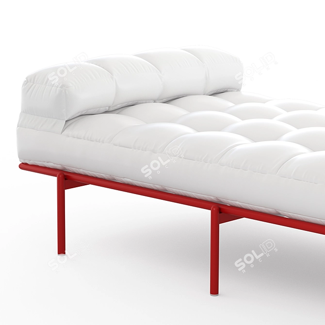 Inflatable Mattress Sun Lounger CACAO 3D model image 3