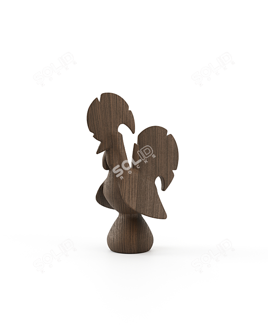 Portuguese Galo De Barcelos Rooster 3D model image 5