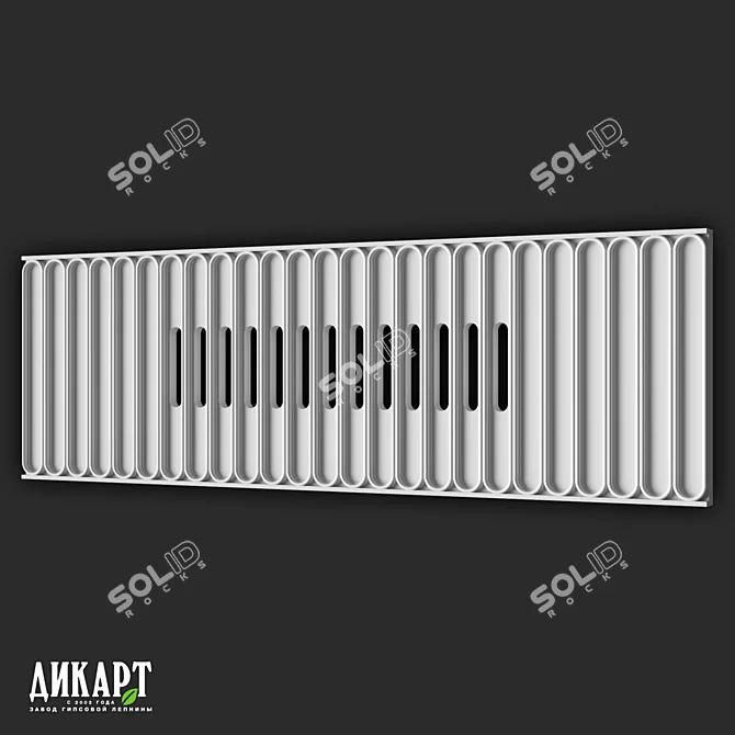 DIKART DF-272 321Hx27mm Interior Ornament 3D model image 1