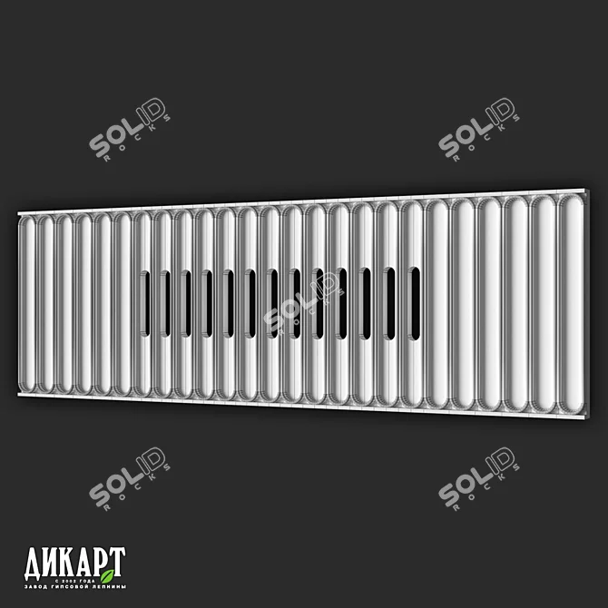 DIKART DF-272 321Hx27mm Interior Ornament 3D model image 2