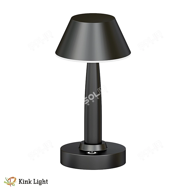 Snork Dimmable Table Lamp Black 3D model image 1