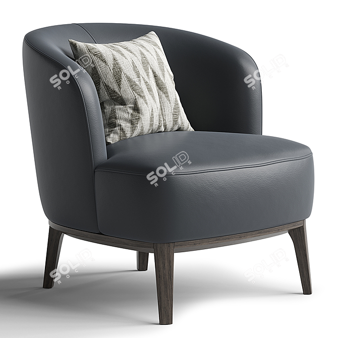 Modern Atlas V Armchair Design 3D model image 1