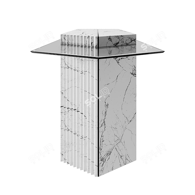 Luxxu Mayer Side Table 3D model image 2