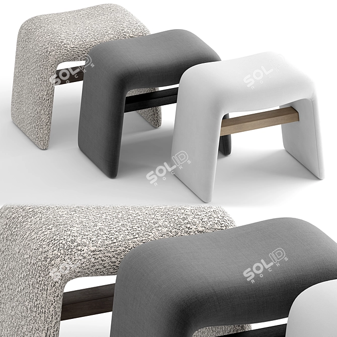 Oakley Stool 3-Material Design 3D model image 4