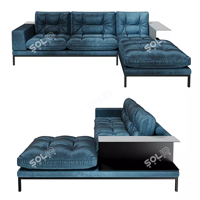 Toscana Modular Sofa with Storage 3D model image 1