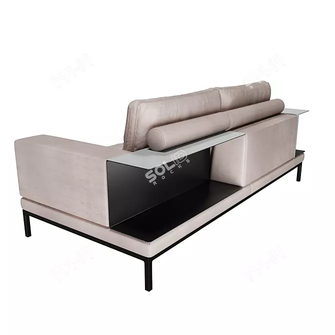 Toscana Modular Sofa with Storage 3D model image 4