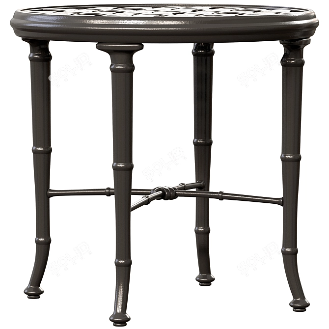 Brown Jordan Calcutta Aluminum End Table 3D model image 2