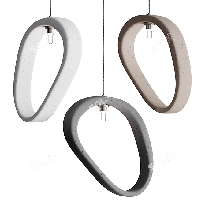 URBI et ORBI Hanging Light 3D model image 1