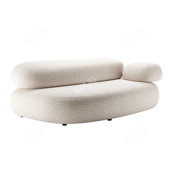 Rubble Pebble Sofa Set Moroso 3D model image 5