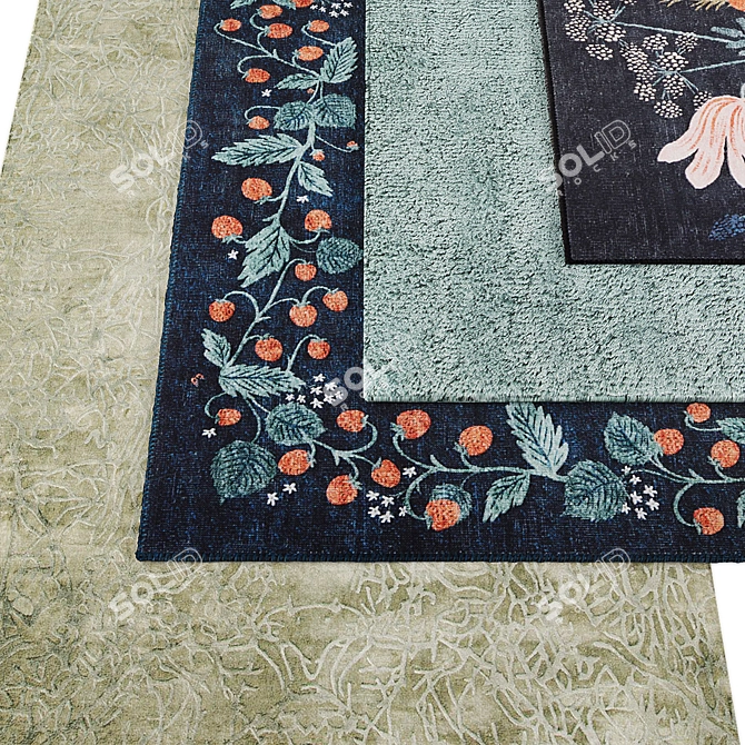 Assorted Rug Collection 3D model image 2