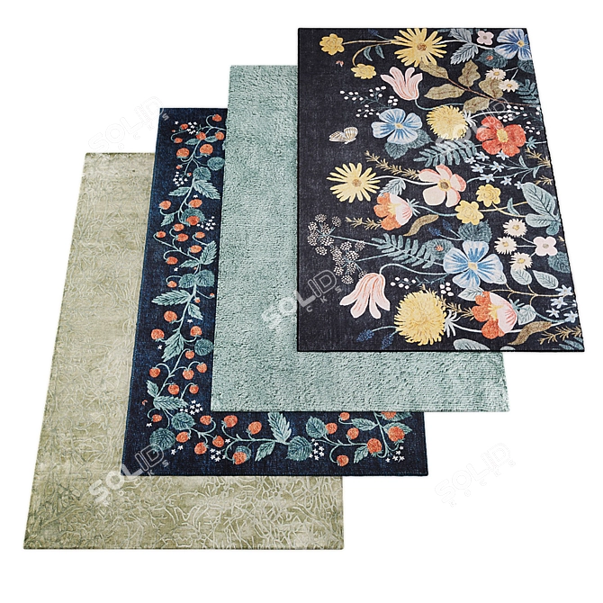 Assorted Rug Collection 3D model image 3