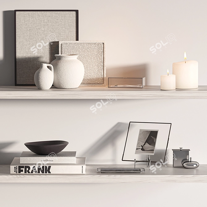 Chic Decor Set by Zara 3D model image 1