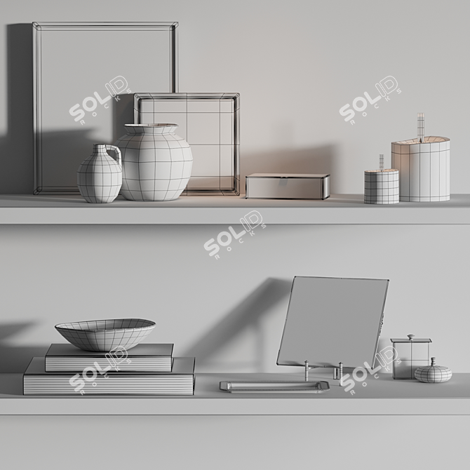 Chic Decor Set by Zara 3D model image 4