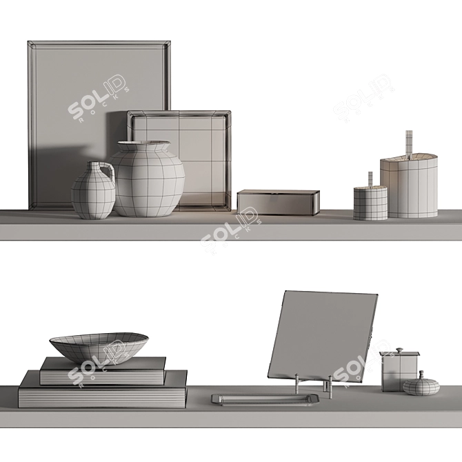 Chic Decor Set by Zara 3D model image 6