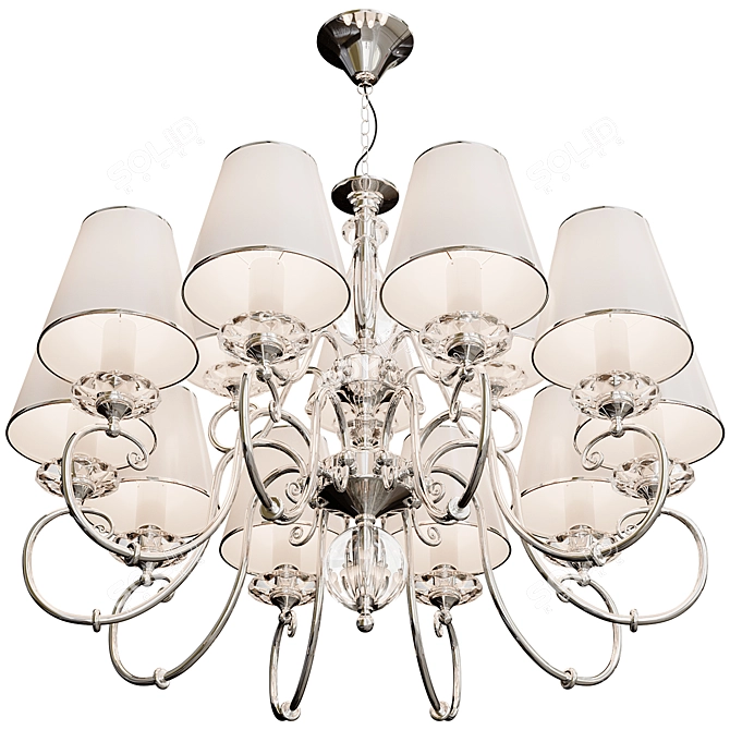 Modern Newport NC Lamp Fixture 3D model image 2