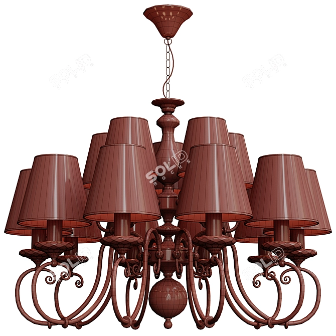 Modern Newport NC Lamp Fixture 3D model image 3