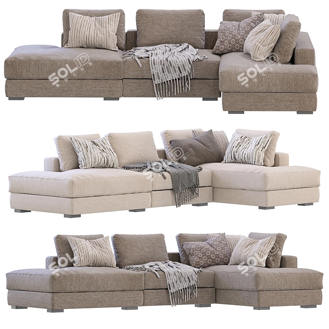 Modern BoConcept Cenova Sofa 3D model image 1