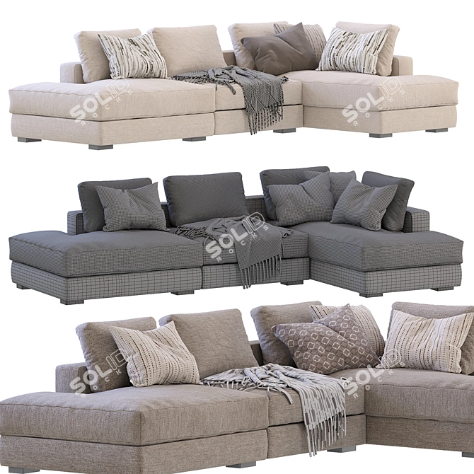 Modern BoConcept Cenova Sofa 3D model image 4