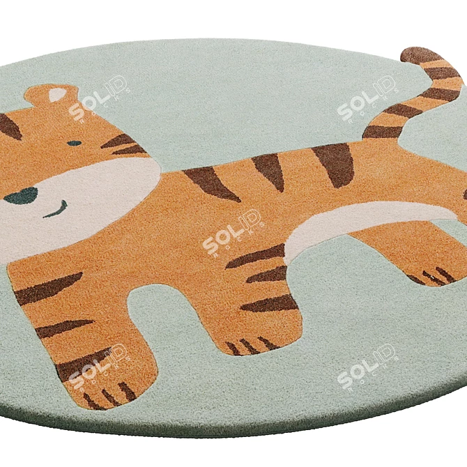 Benuta Kids Tiger Rug 3D model image 4