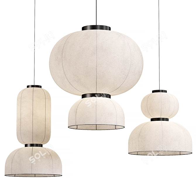 Contemporary Formakami Lamp Collection 3D model image 2