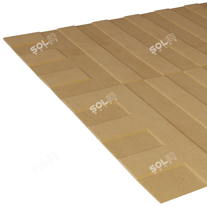 Lux2 Rug by Nordic Knots 3D model image 3