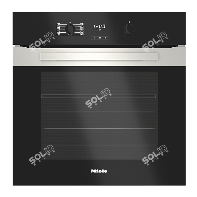 Miele 6-piece Oven Set 3D model image 2