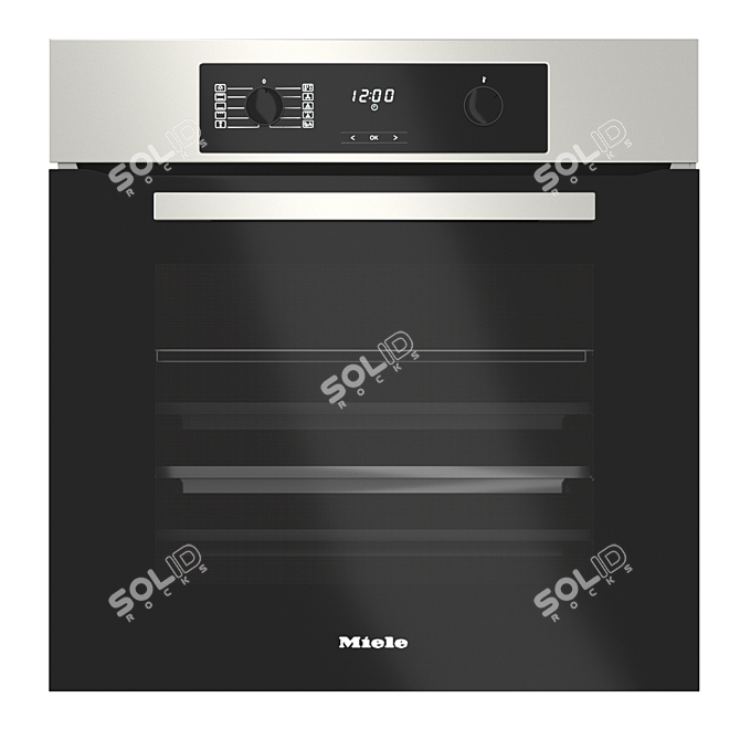 Miele 6-piece Oven Set 3D model image 3