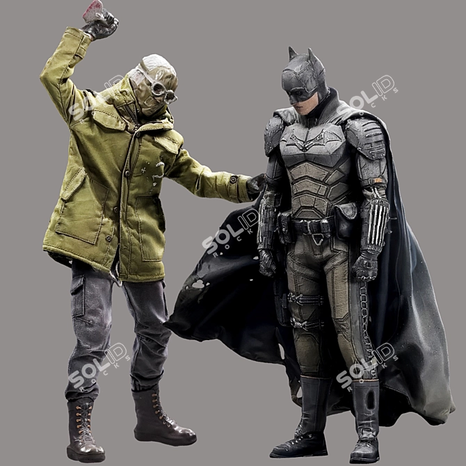 The Batman Riddler Figures Set 3D model image 3