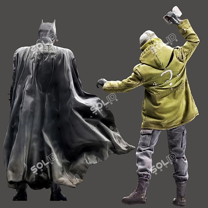 The Batman Riddler Figures Set 3D model image 4