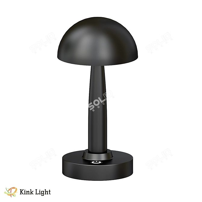 Hemul Black Dimmable Table Lamp 3D model image 1