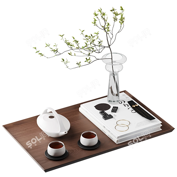 Modern Minimalist Decor Set 3D model image 24