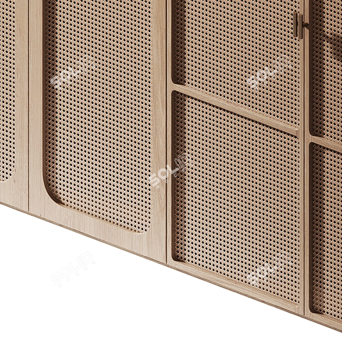 Dual Configuration Wood Furniture 3D model image 5