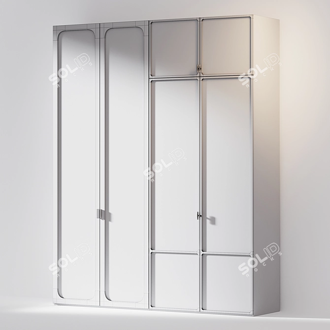 Dual Configuration Wood Furniture 3D model image 6