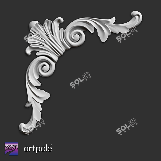 ArtPole SU10 Gypsum Corner 3D model image 1