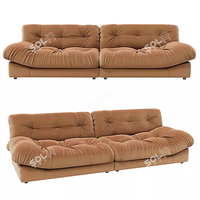 LORUSSO Relax Modular Sofa 3D model image 1