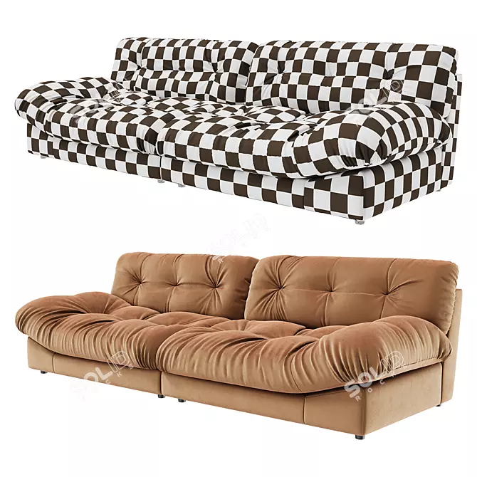 LORUSSO Relax Modular Sofa 3D model image 3