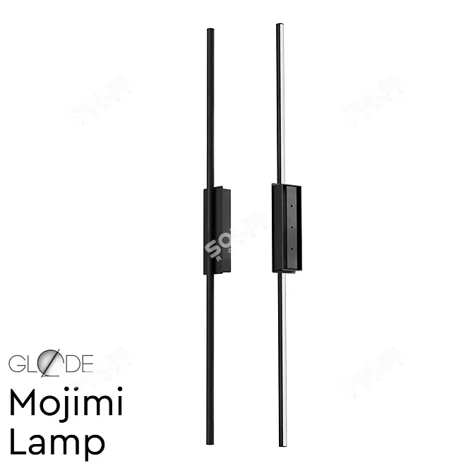 Minimalist Wall Light Mojimi Lamp 3D model image 1