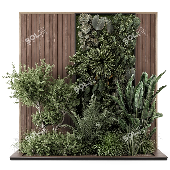 Vertical Garden Set 1774 - 3D Model 3D model image 2