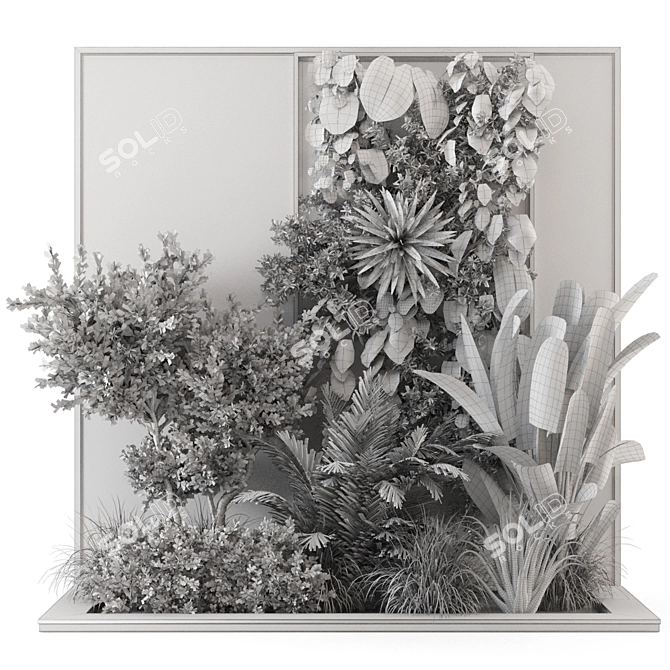 Vertical Garden Set 1774 - 3D Model 3D model image 7