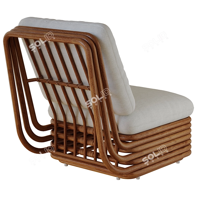 Bohemian 72 Lounge Chair Model 3D model image 3