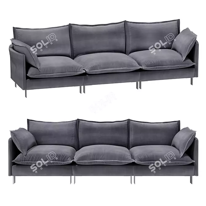 Modular Comfort Sofa "LORUSSO TOM 3D model image 1