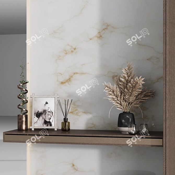 Modern Classic Entryway Composition 3D model image 3