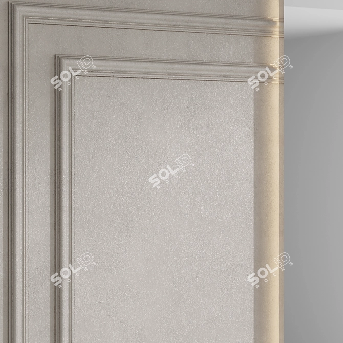 Modern Classic Entryway Composition 3D model image 4